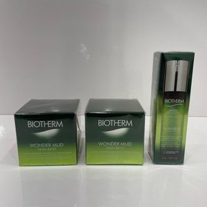 Biotherm skin best wonder mud mask x2 + serum - new in box and plastic
